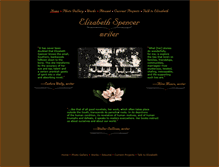 Tablet Screenshot of elizabethspencerwriter.com